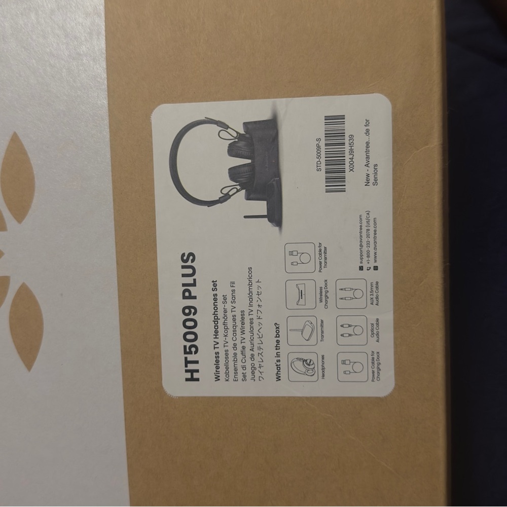 Black Over-Ear Wireless Headphones